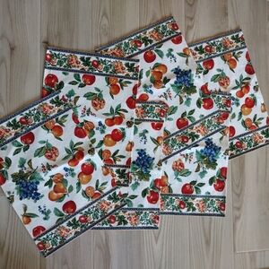 Fruit Patterned Placemats